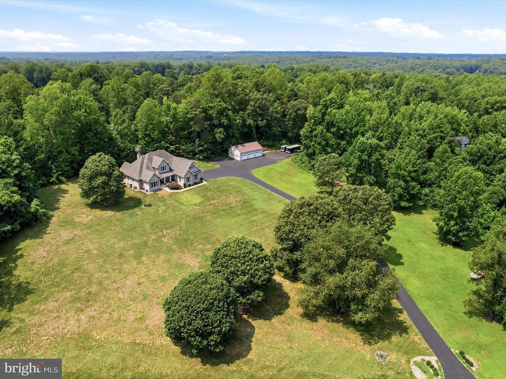6 Acres of Land with Home for Sale in Prince Frederick, Maryland