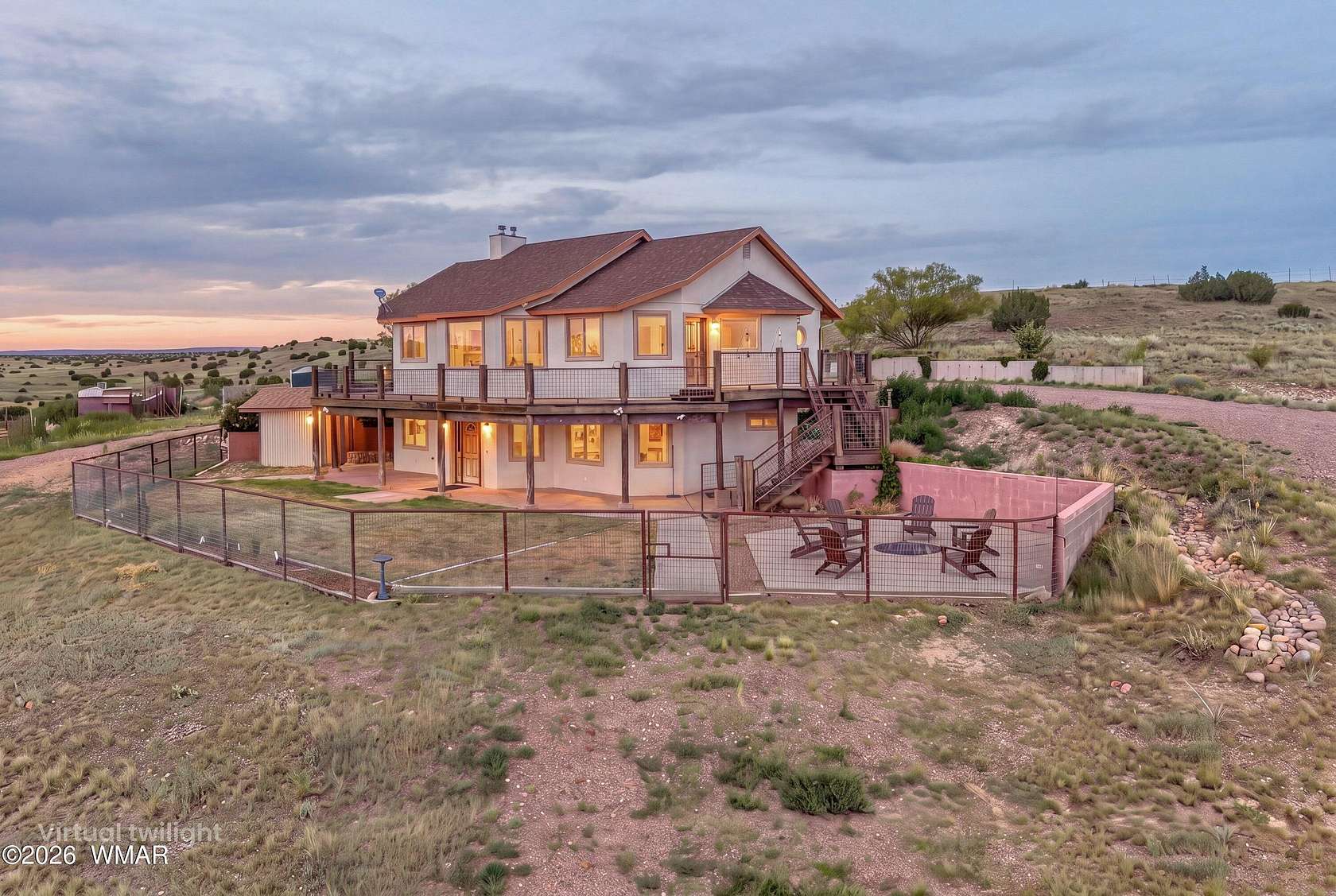 15.4 Acres of Land with Home for Sale in Taylor, Arizona