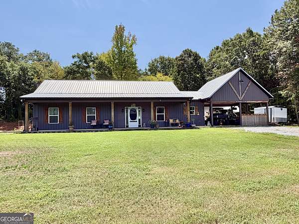5.4 Acres of Land with Home for Sale in Elberton, Georgia