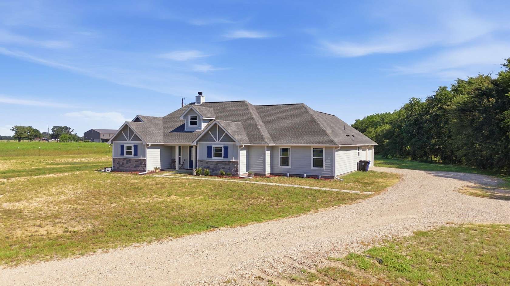 5 Acres of Land with Home for Sale in Murchison, Texas