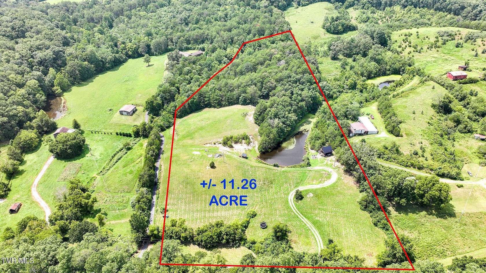 11.3 Acres of Recreational Land with Home for Sale in Greeneville, Tennessee