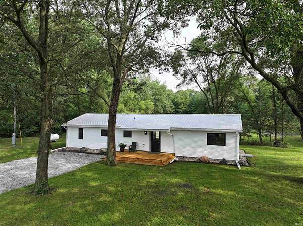 3.72 Acres of Land with Home for Sale in Medaryville, Indiana