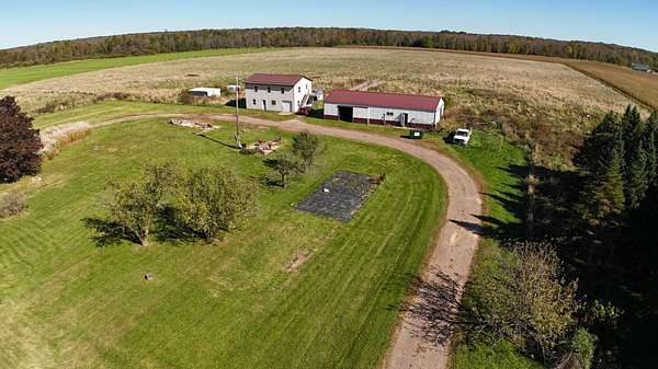 5 Acres of Land with Home for Sale in Kennan, Wisconsin