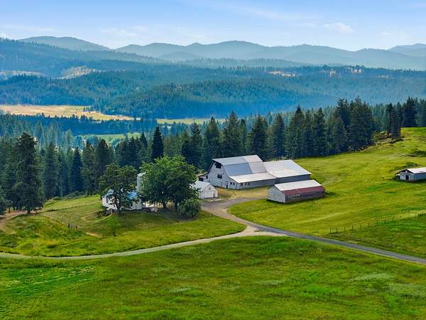 54.5 Acres of Land with Home for Sale in Chattaroy, Washington