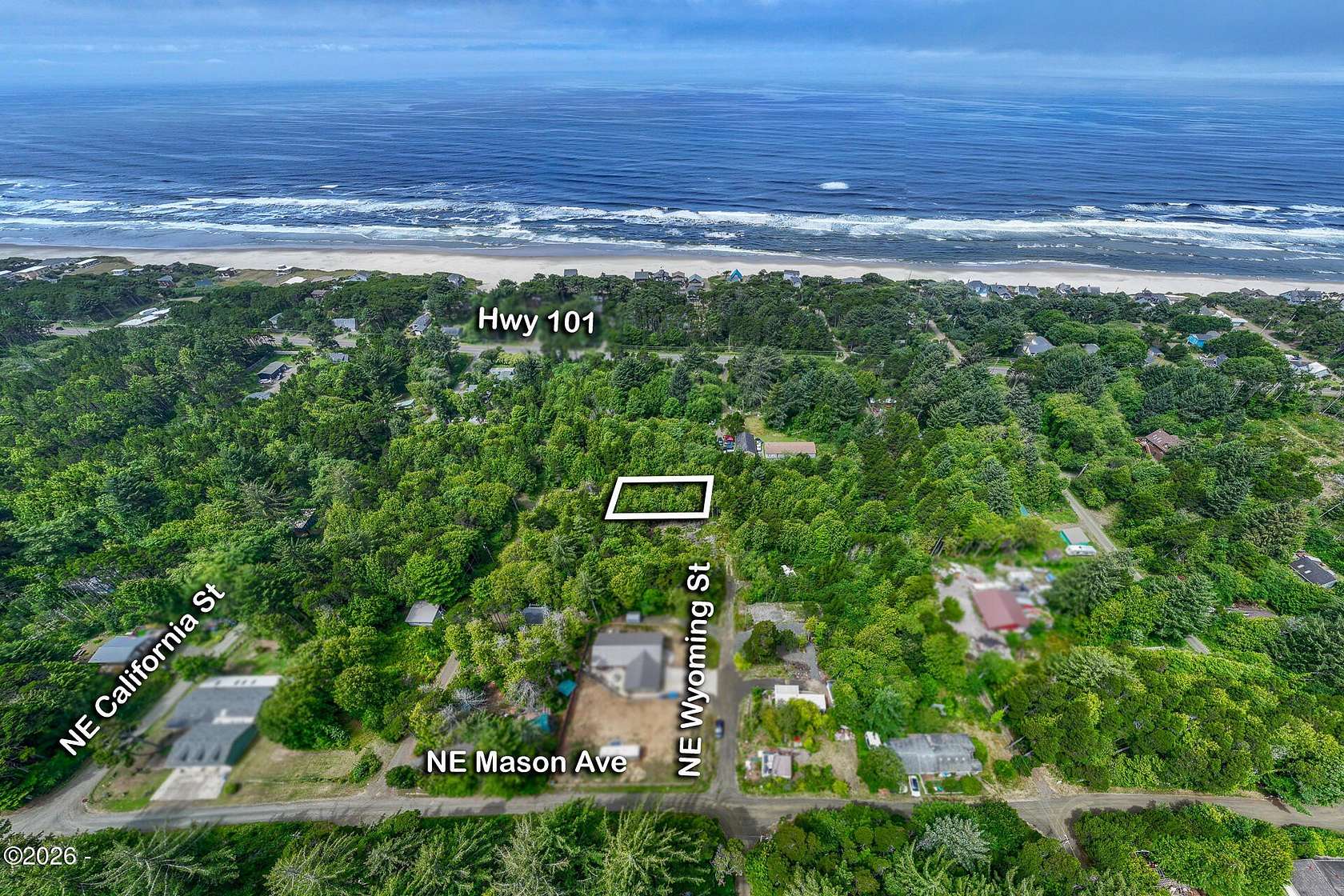 0.1 Acres of Residential Land for Sale in Yachats, Oregon