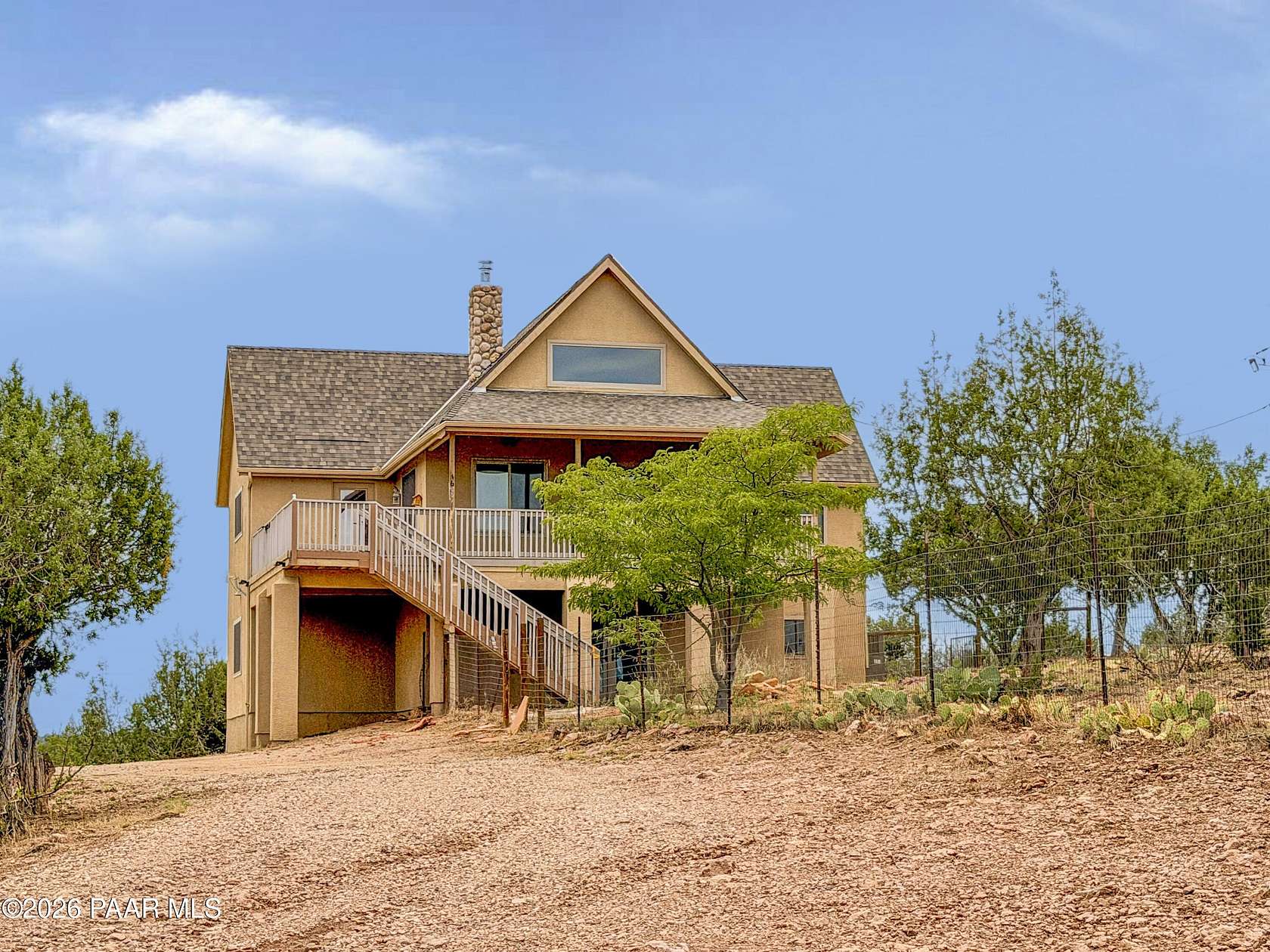 7.13 Acres of Land with Home for Sale in Chino Valley, Arizona