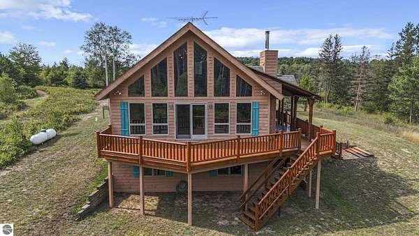 21.6 Acres of Recreational Land with Home for Sale in Mesick, Michigan