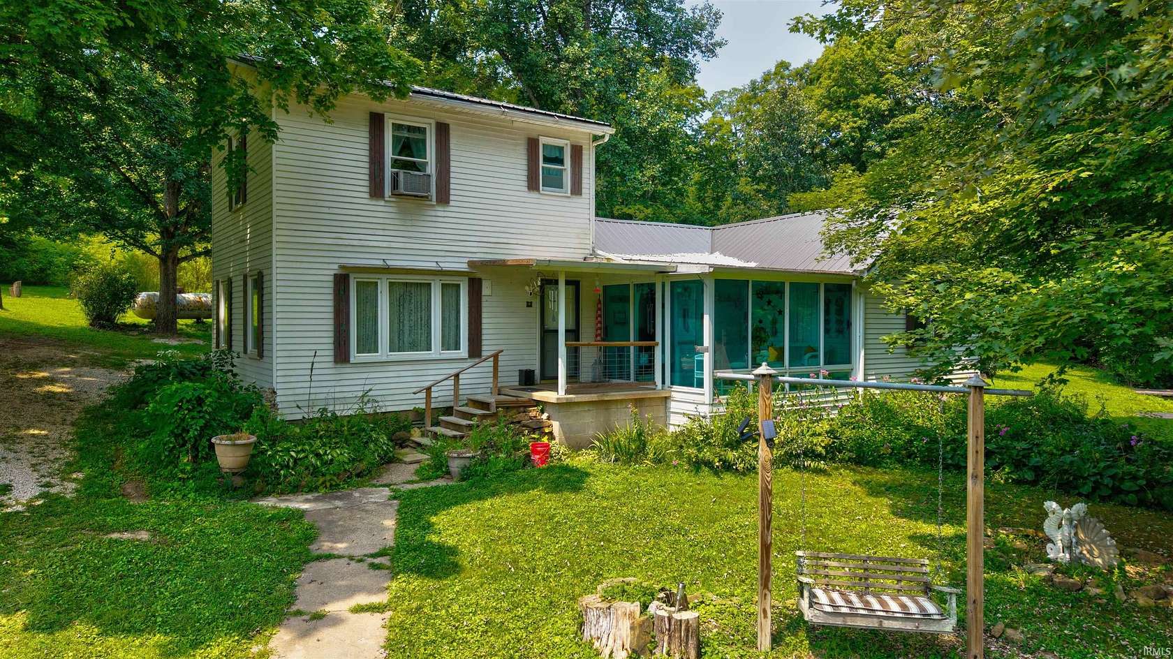 4.87 Acres of Land with Home for Sale in French Lick, Indiana