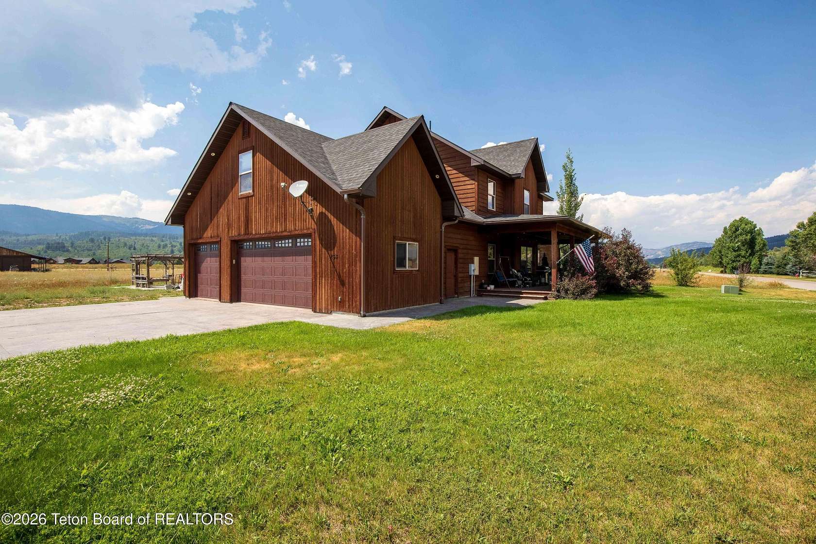 1.73 Acres of Land with Home for Sale in Alpine, Wyoming