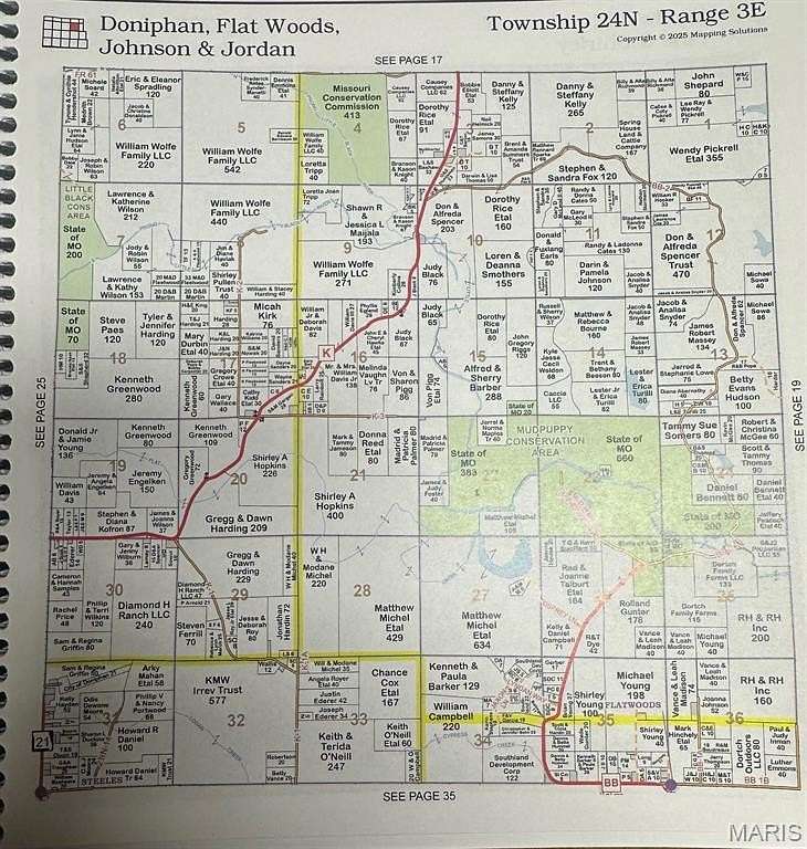 40 Acres of Recreational Land for Sale in Fairdealing, Missouri