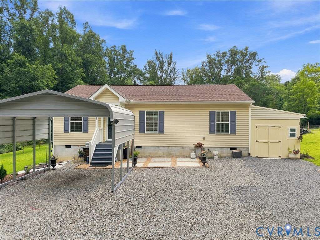 5 Acres of Land with Home for Sale in Bumpass, Virginia