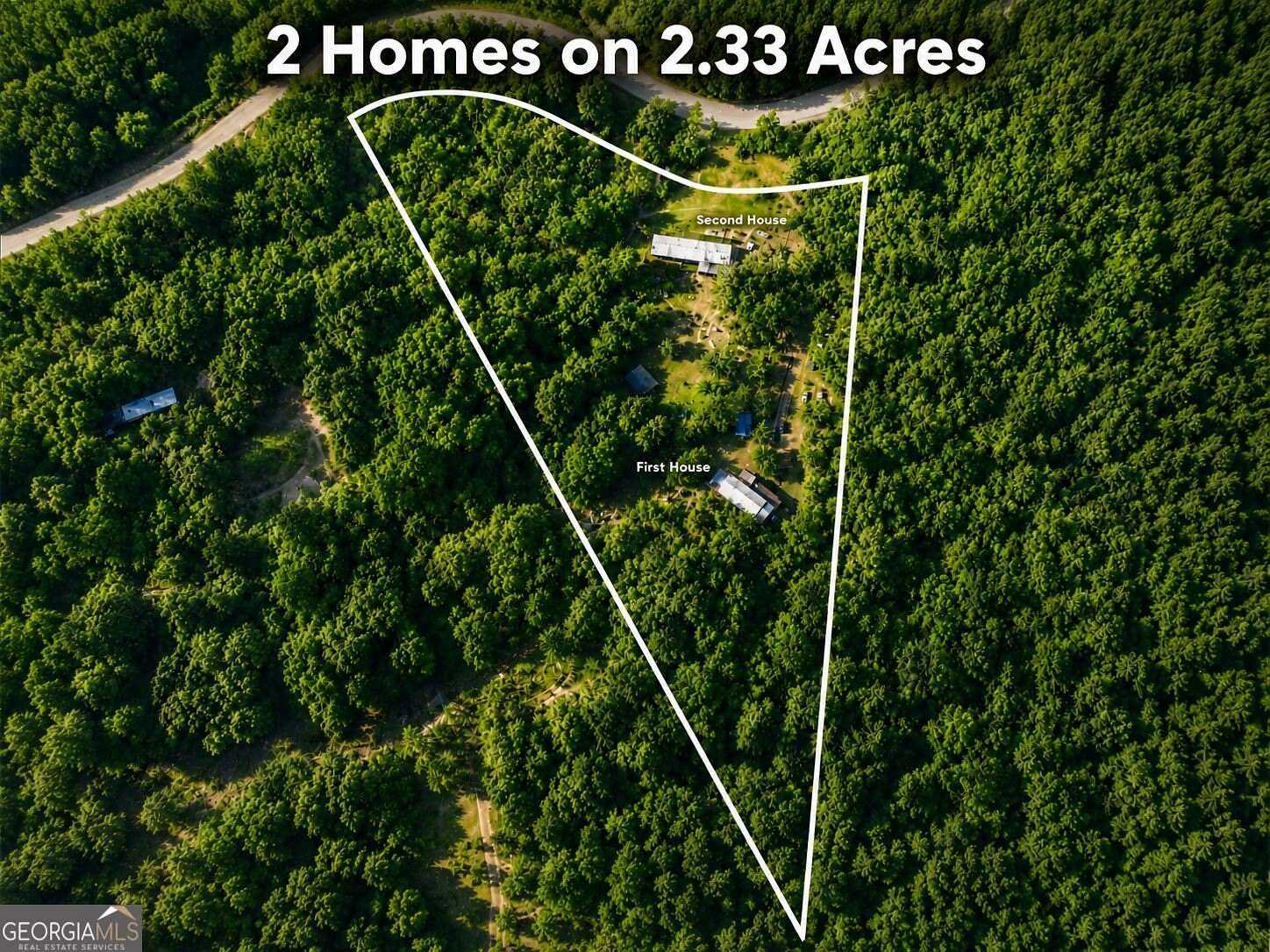 2.33 Acres of Land with Home for Sale in Jefferson, Georgia