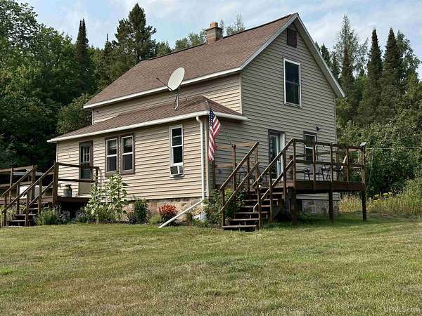 40 Acres of Recreational Land with Home for Sale in Ironwood, Michigan