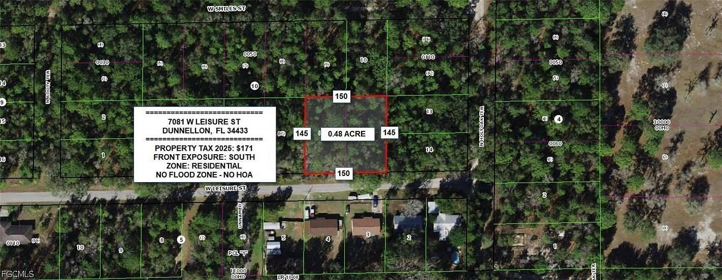 0.48 Acres of Residential Land for Sale in Dunnellon, Florida