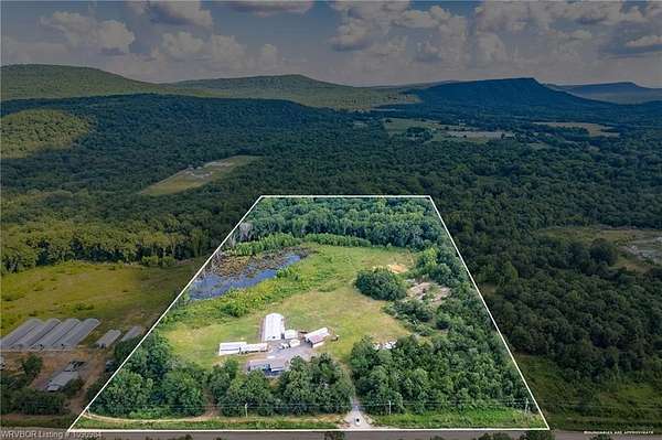 20 Acres of Recreational Land with Home for Sale in Shady Point, Oklahoma