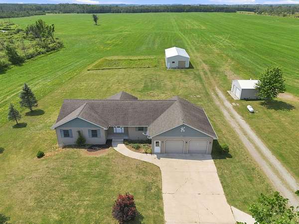 10 Acres of Land with Home for Sale in Marion, Michigan