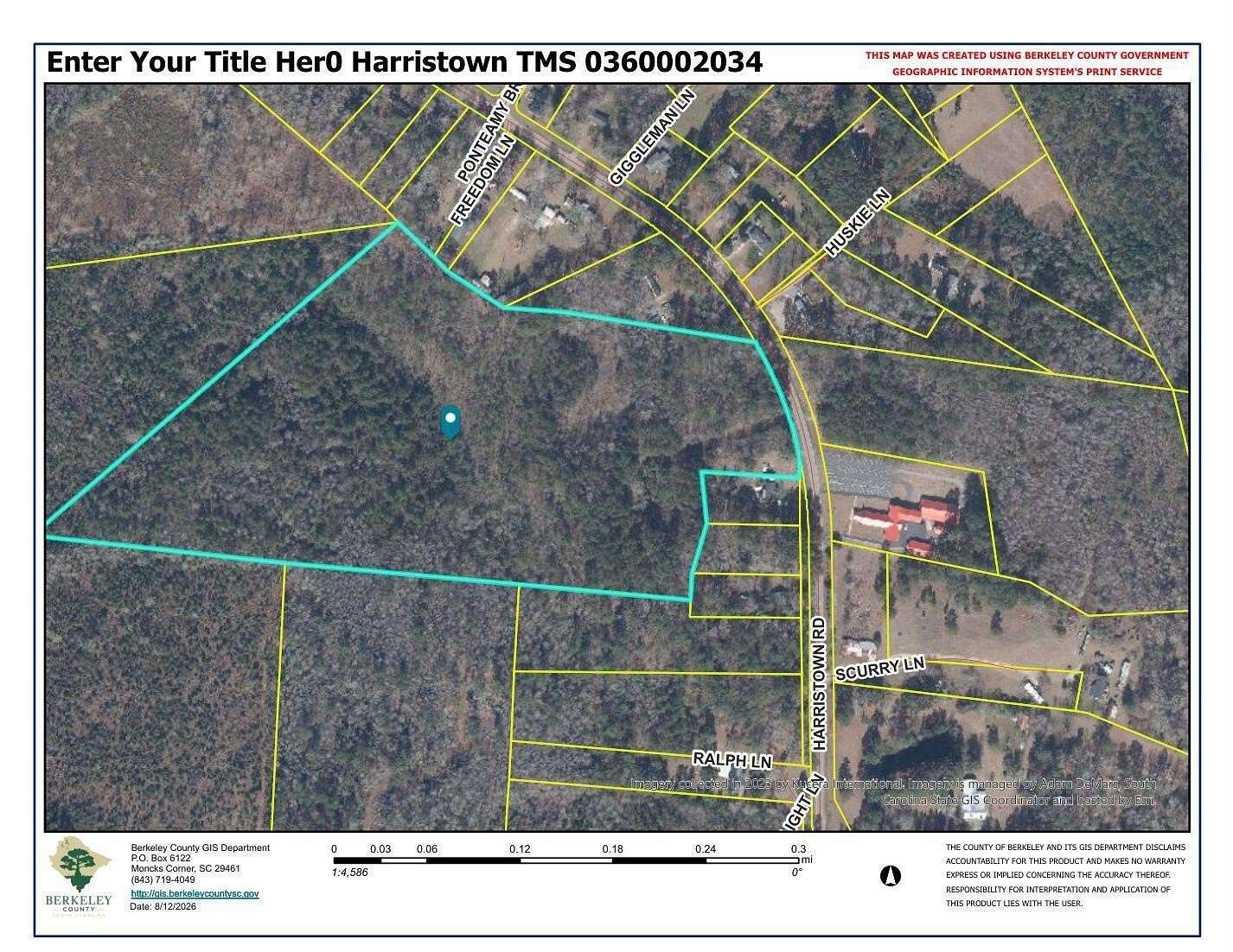 29.2 Acres of Recreational & Residential Land for Sale in St. Stephen, South Carolina