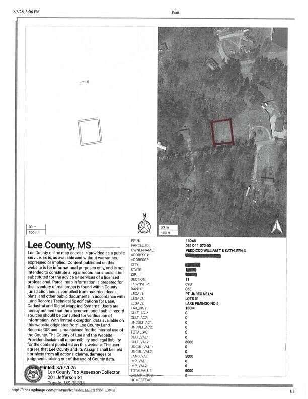 2.43 Acres of Land for Sale in Tupelo, Mississippi