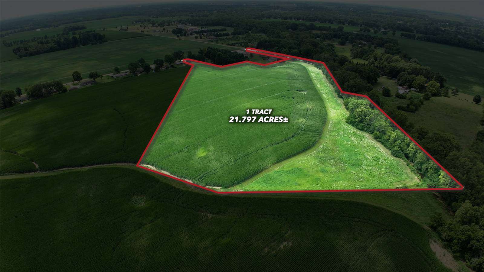 21.8 Acres of Land for Auction in Alexandria, Indiana