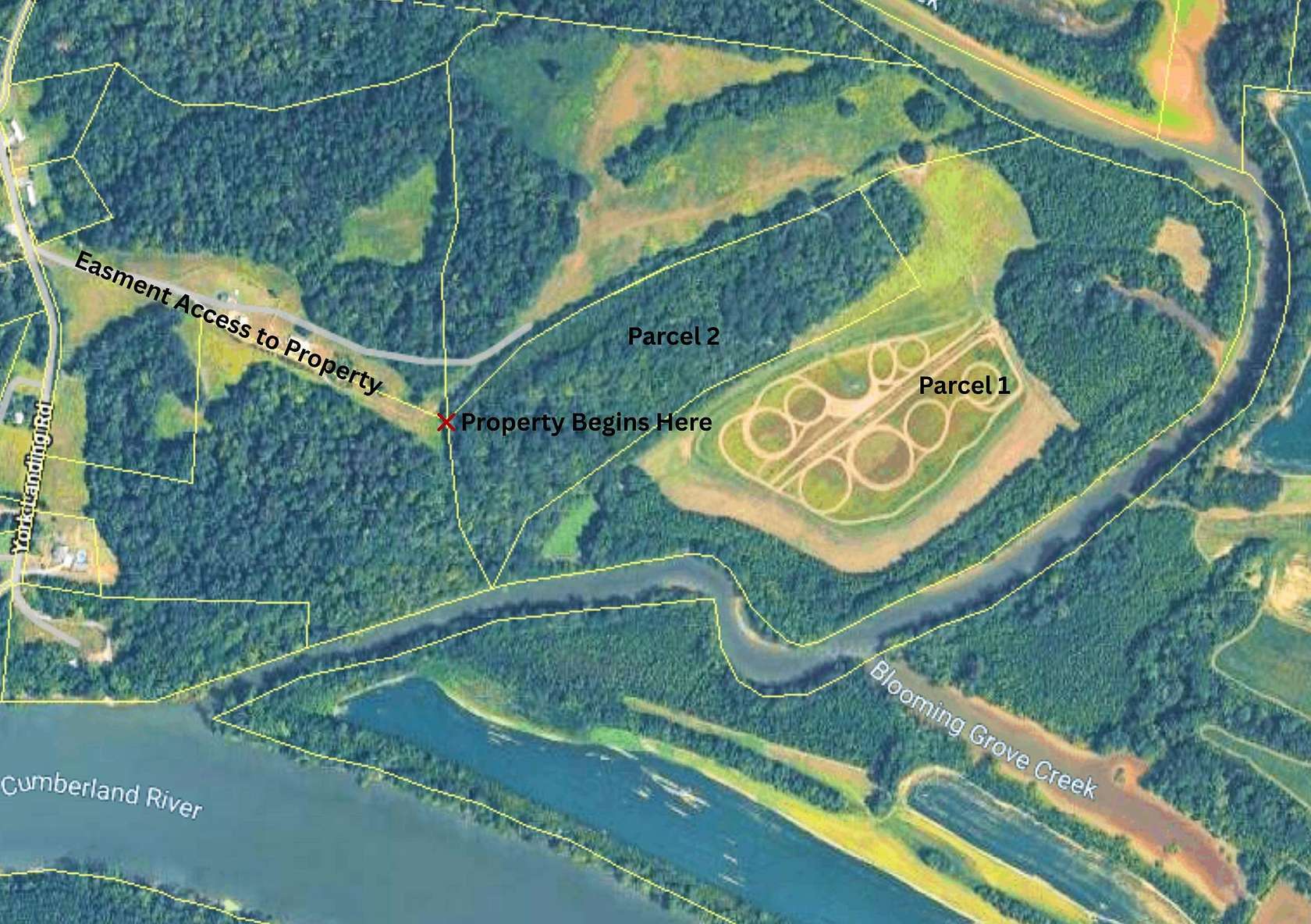 89 Acres of Land for Sale in Woodlawn, Tennessee