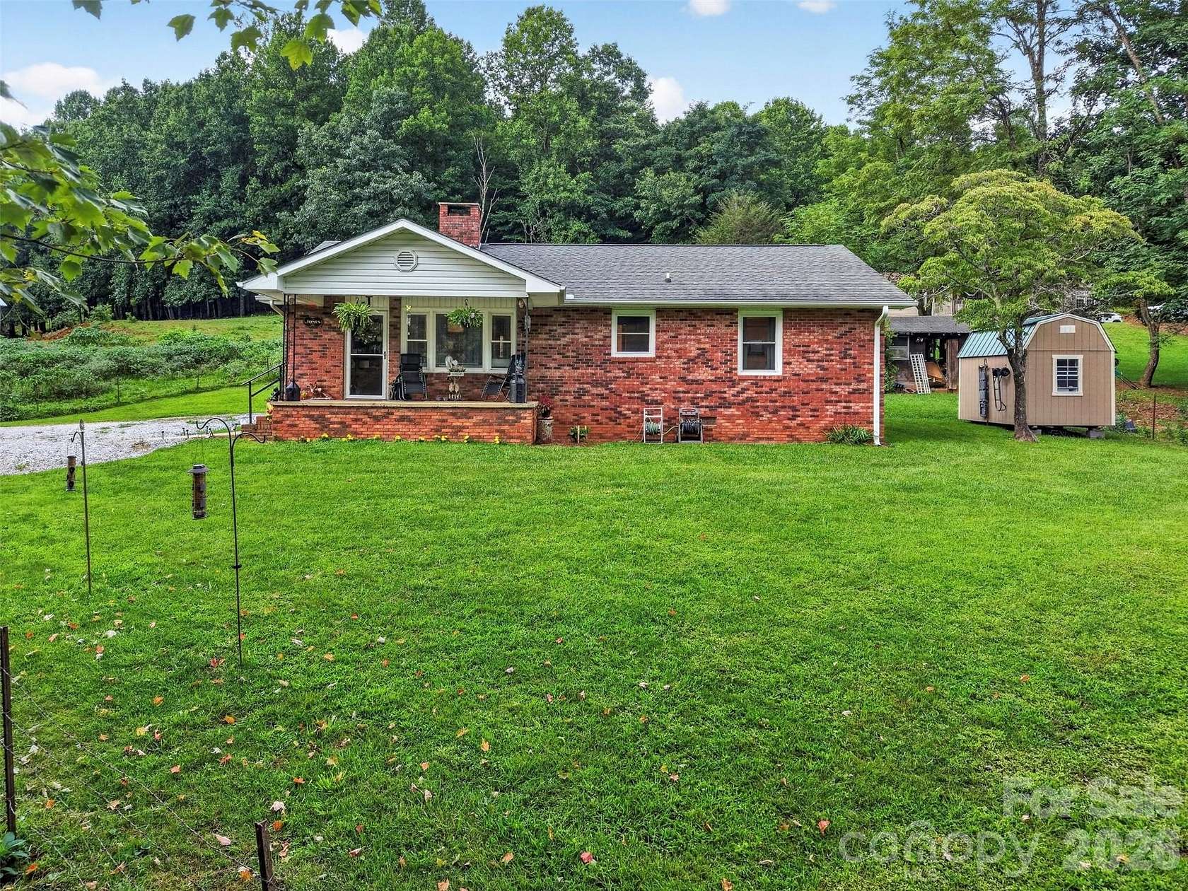 4.68 Acres of Land with Home for Sale in Zirconia, North Carolina