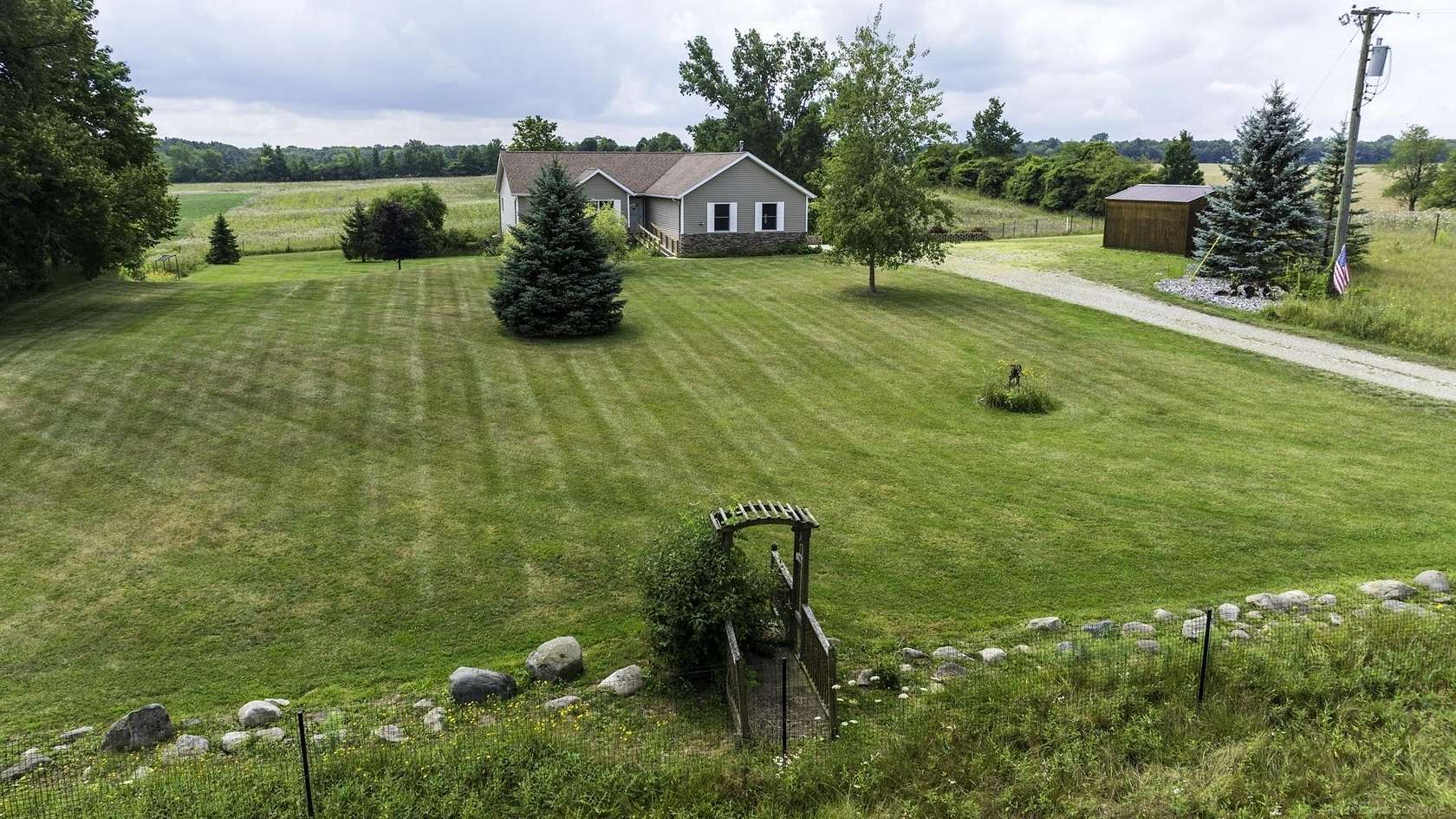 77.3 Acres of Land with Home for Sale in Croswell, Michigan
