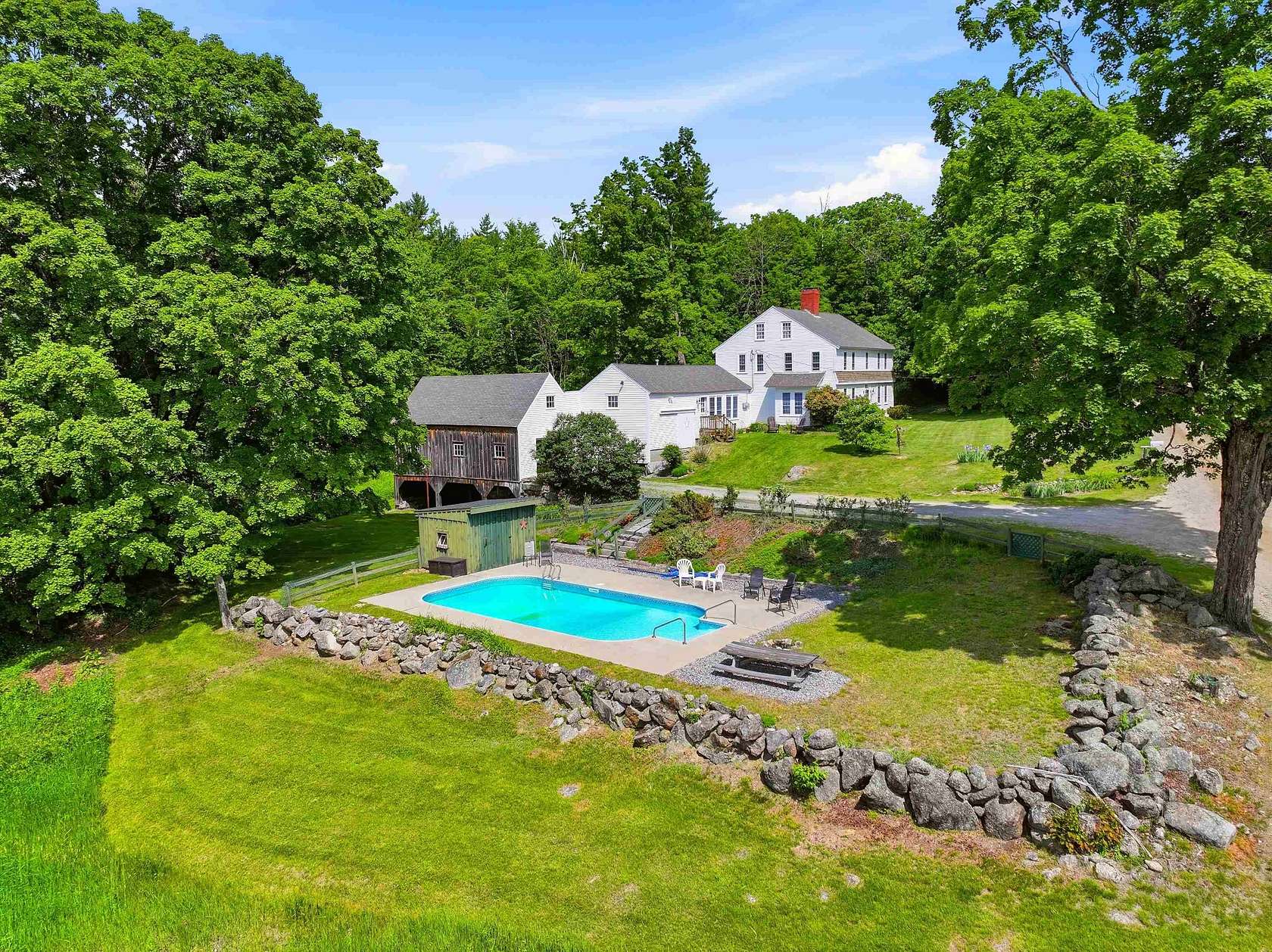 40 Acres of Land with Home for Sale in Henniker, New Hampshire