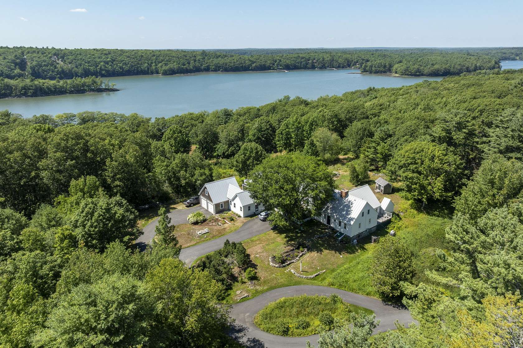 9.3 Acres of Land with Home for Sale in Boothbay, Maine