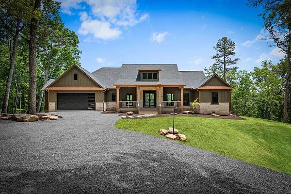 6 Acres of Land with Home for Sale in Mineral Bluff, Georgia