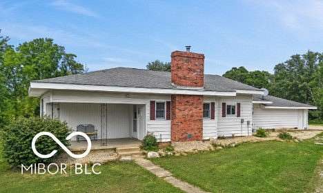 6 Acres of Land with Home for Sale in Flat Rock, Indiana