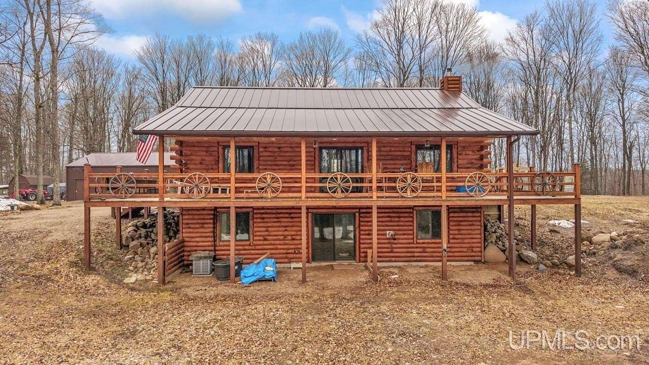 18 Acres of Recreational Land with Home for Sale in Hardwood, Michigan