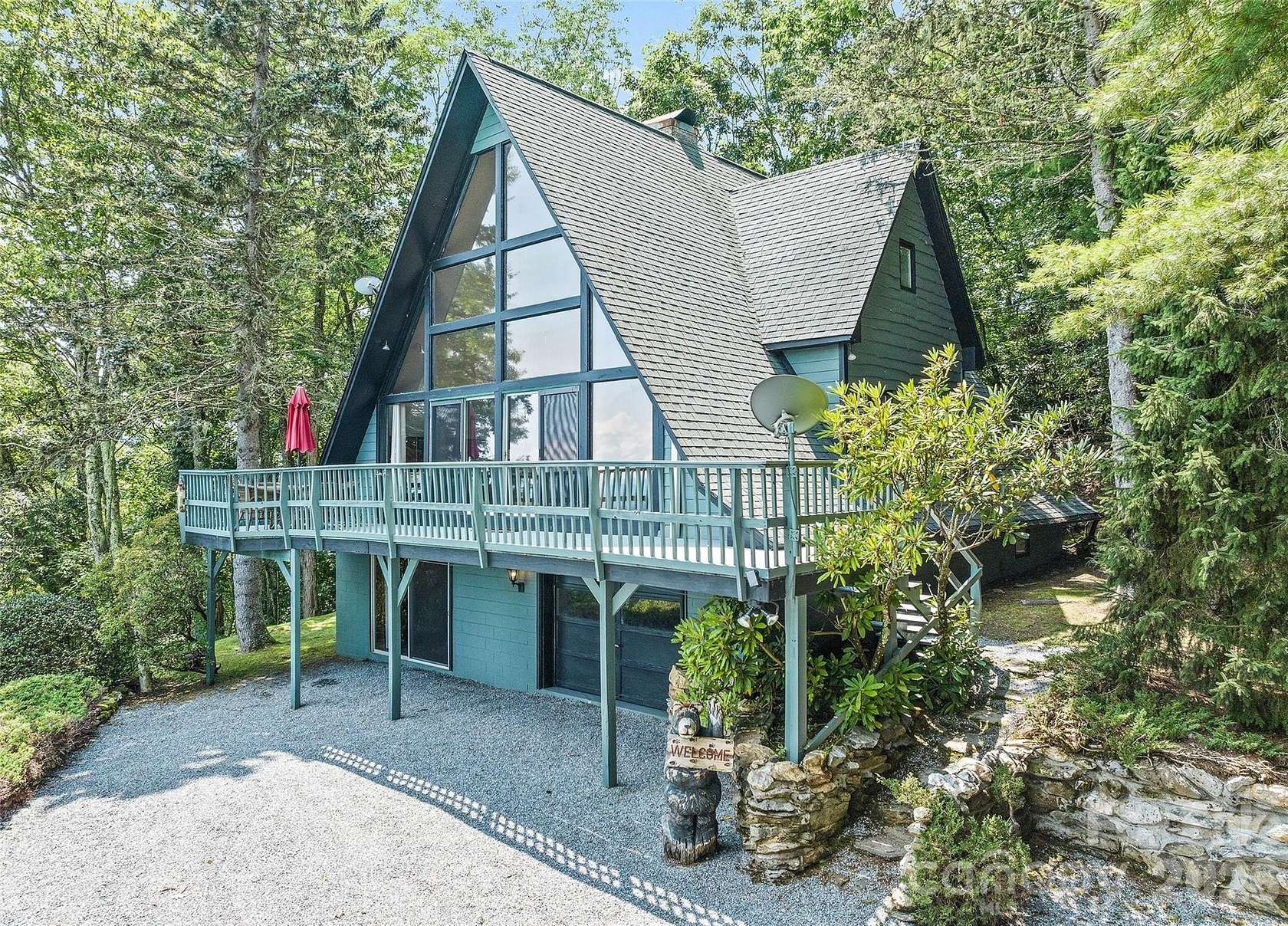 2.5 Acres of Land with Home for Sale in Maggie Valley, North Carolina