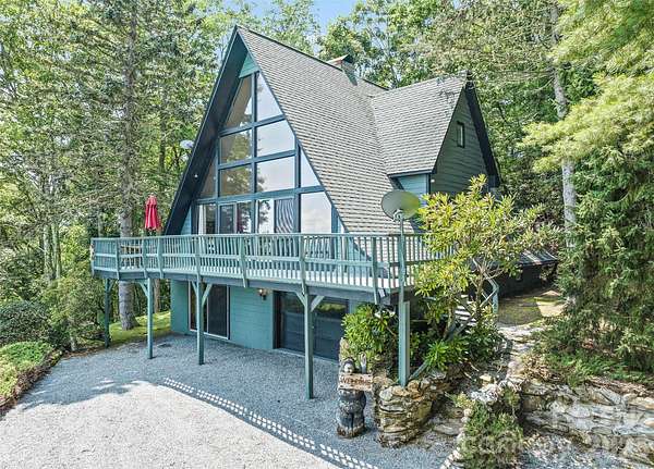 2.5 Acres of Land with Home for Sale in Maggie Valley, North Carolina