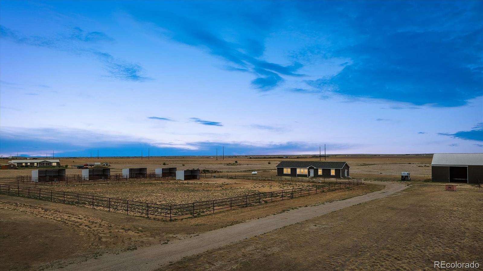 38.8 Acres of Land with Home for Sale in Keenesburg, Colorado