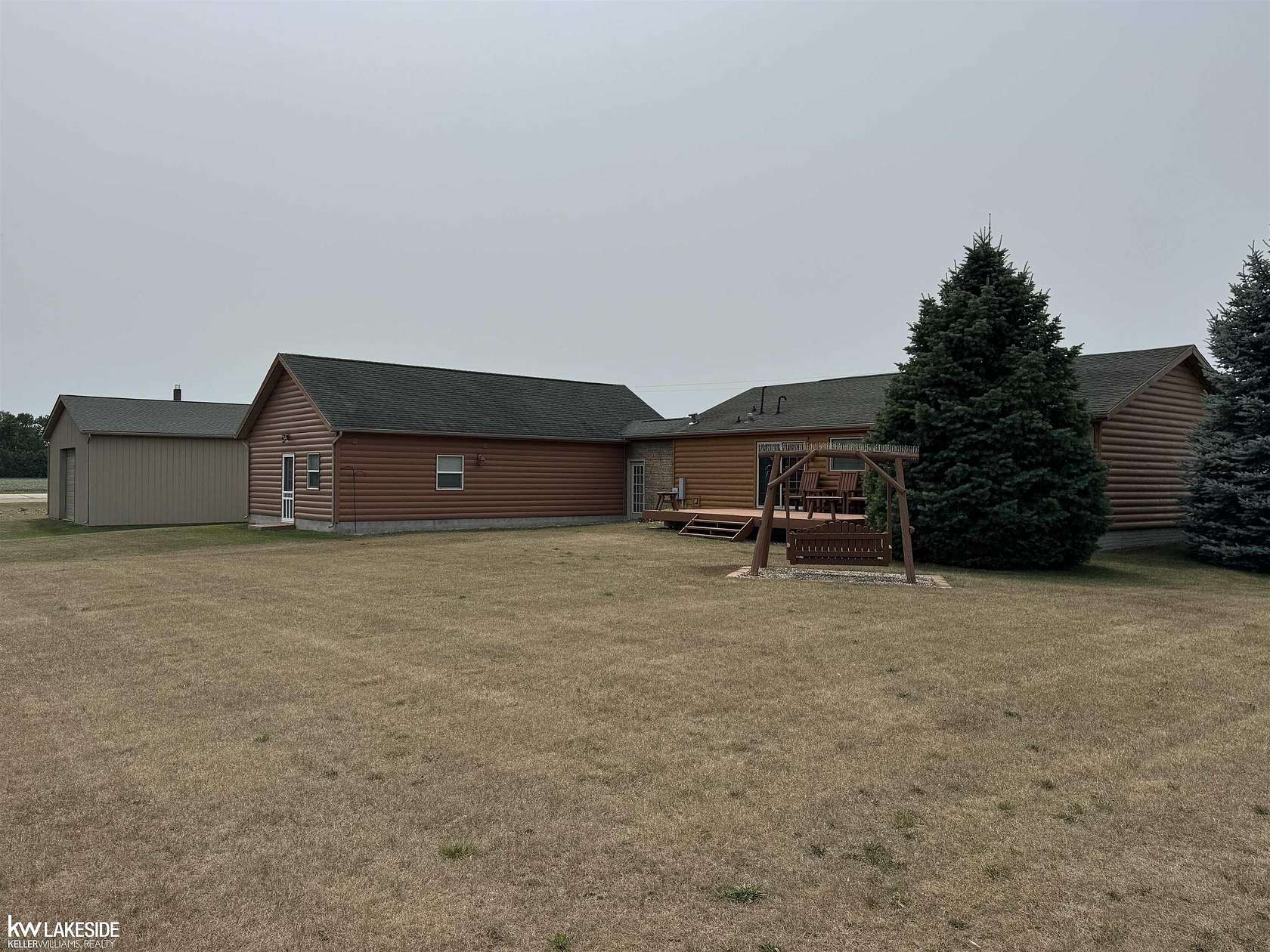 5.39 Acres of Land with Home for Sale in Bay Port, Michigan