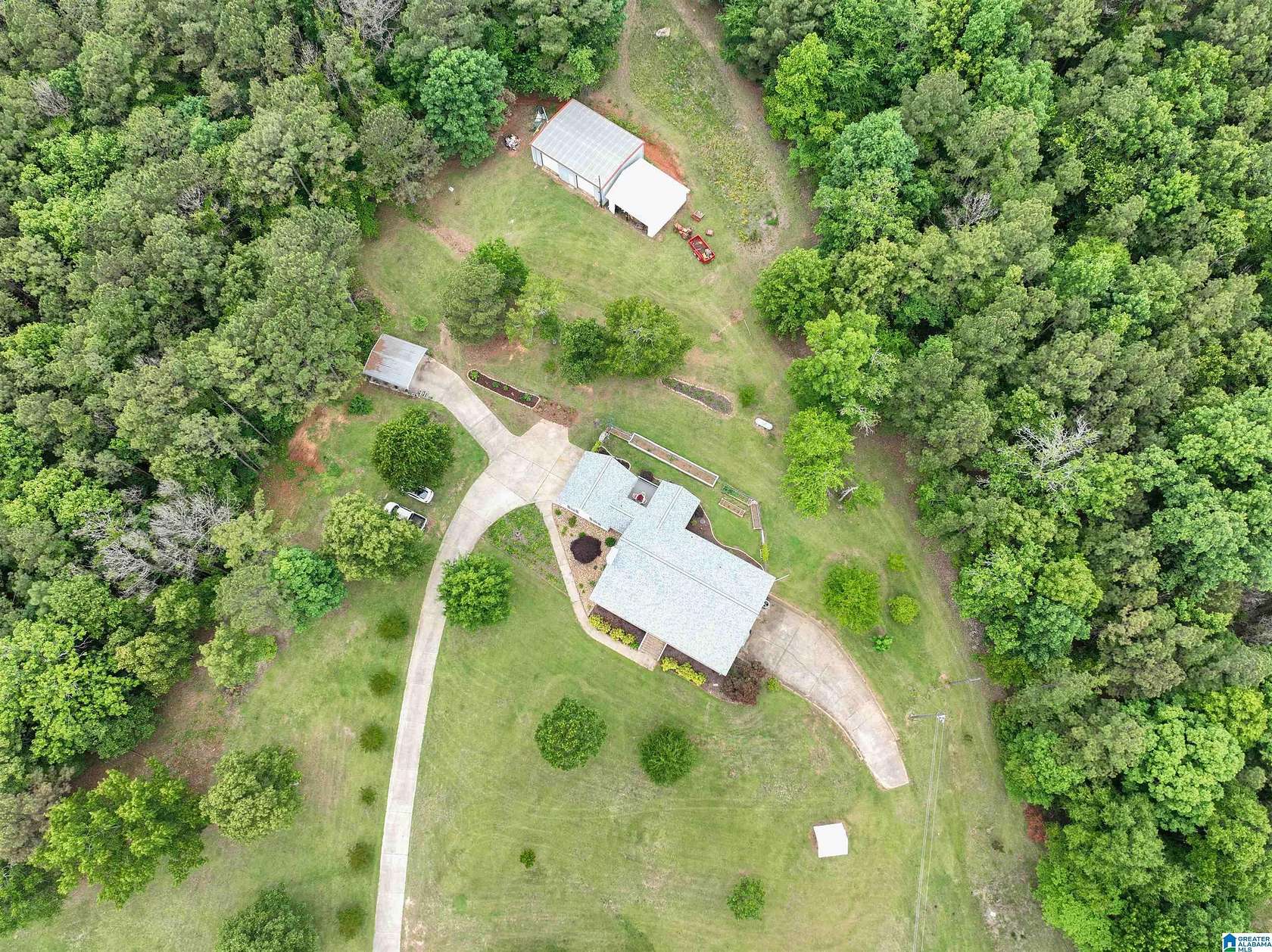 10.1 Acres of Land with Home for Sale in Eastaboga, Alabama