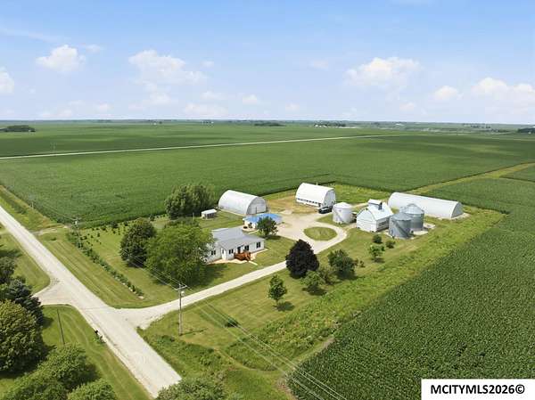 3.84 Acres of Land with Home for Sale in Charles City, Iowa