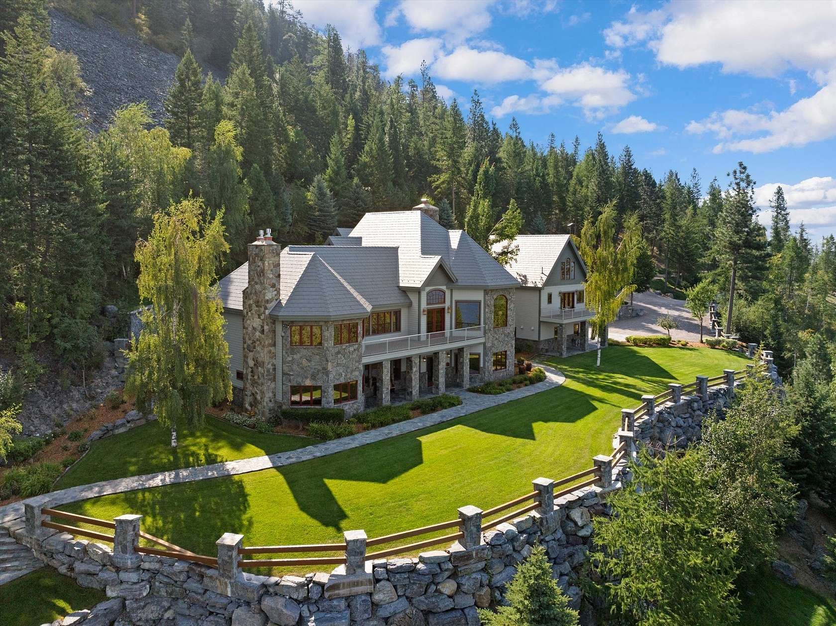 24.8 Acres of Recreational Land with Home for Sale in Bigfork, Montana