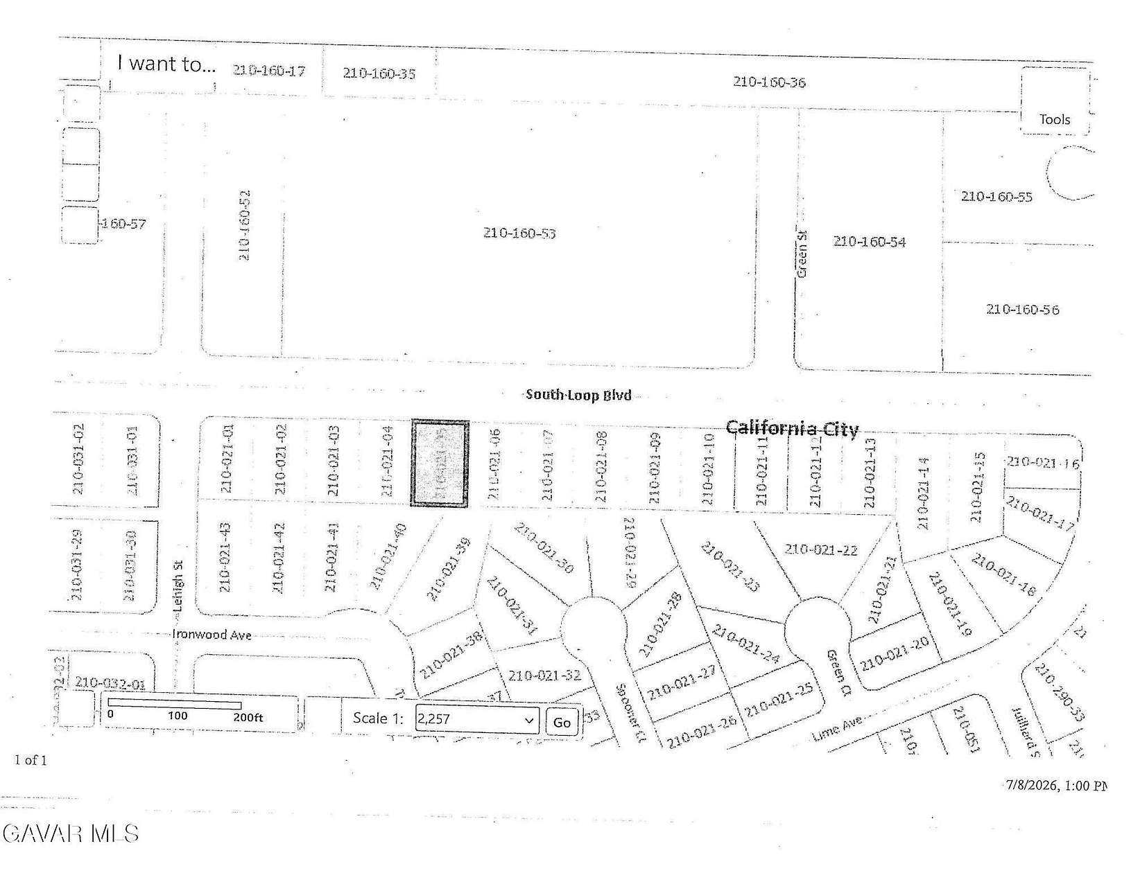 0.23 Acres of Residential Land for Sale in California City, California