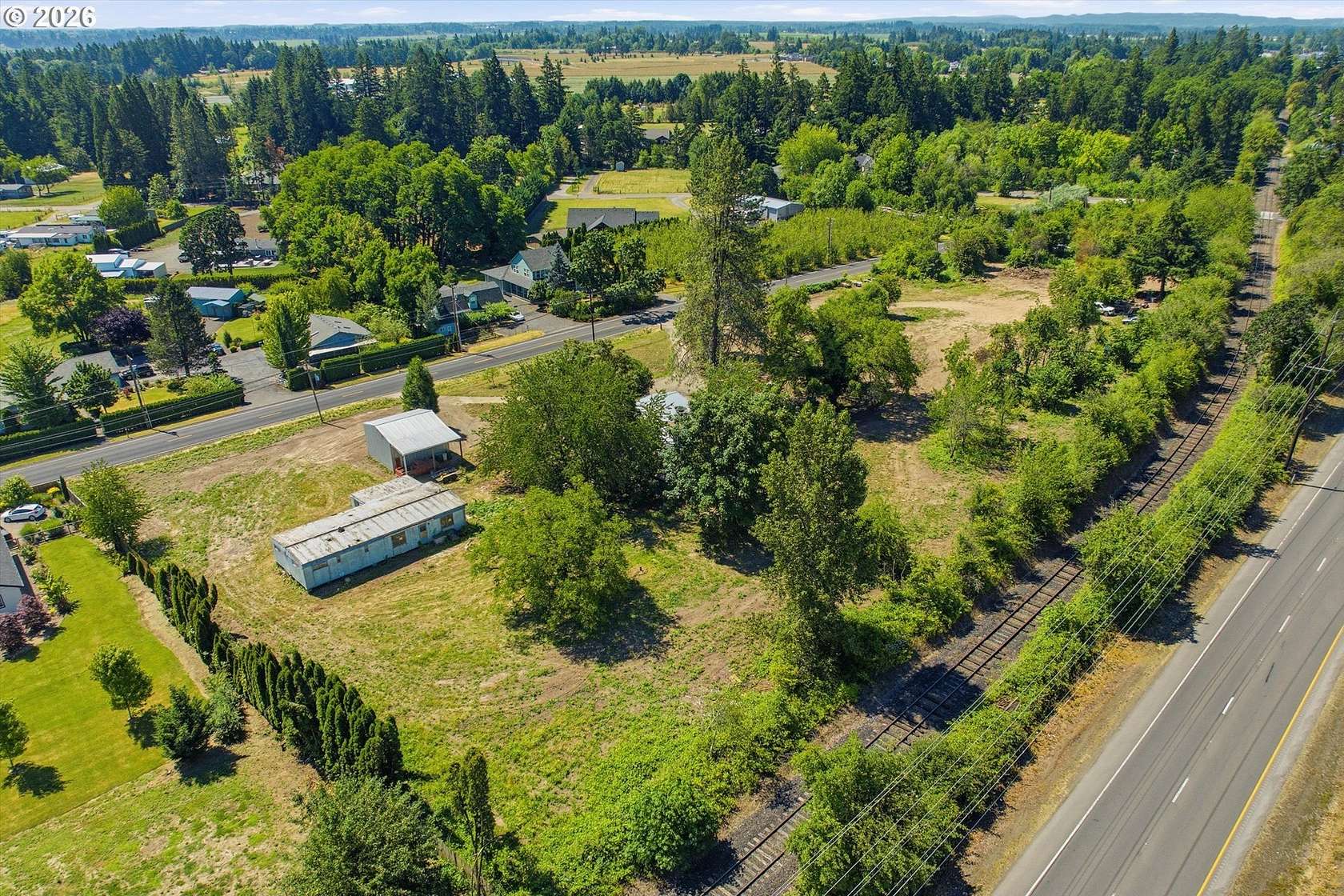 3 Acres of Land with Home for Sale in Newberg, Oregon