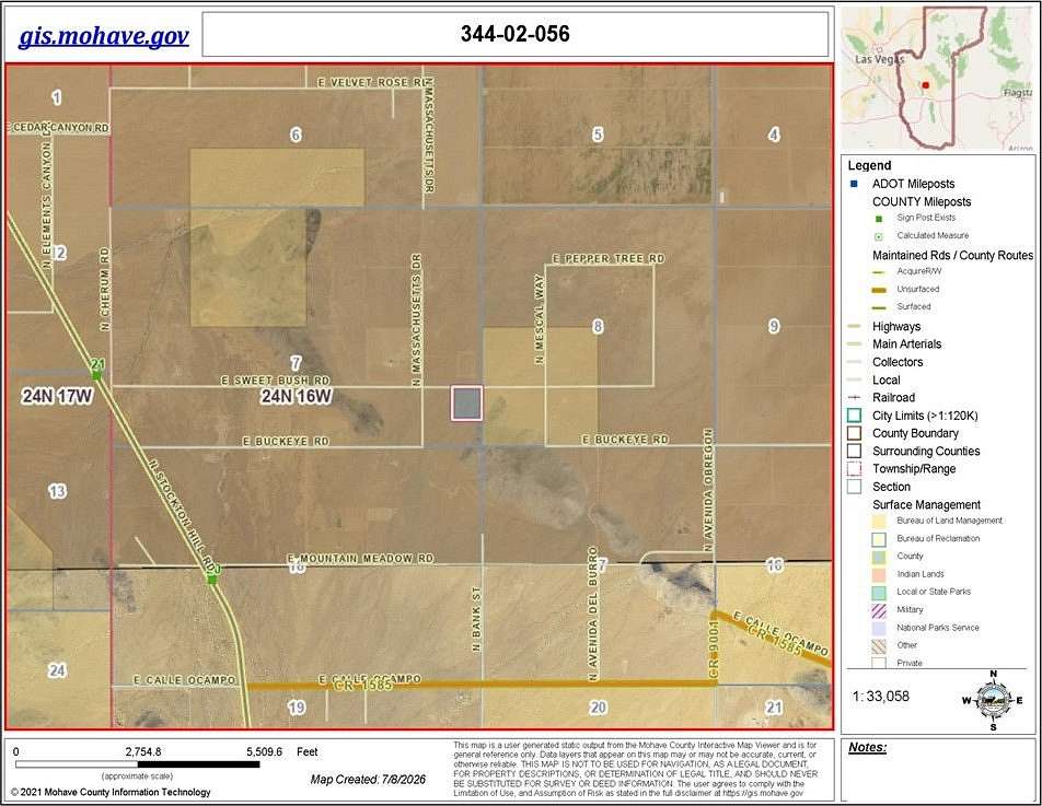 11 Acres of Land for Sale in Kingman, Arizona