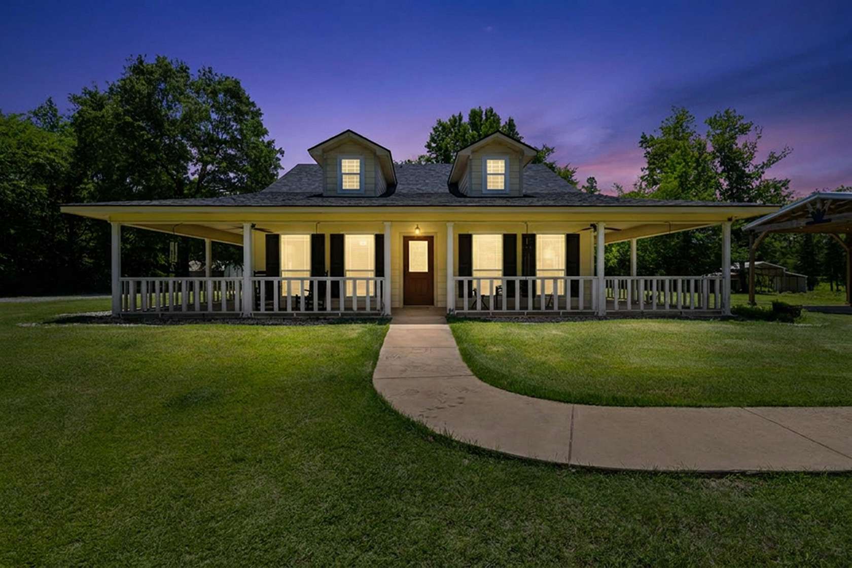 10.9 Acres of Land with Home for Sale in Winona, Texas