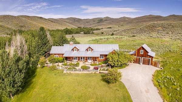 36.9 Acres of Recreational Land with Home for Sale in Bellevue, Idaho