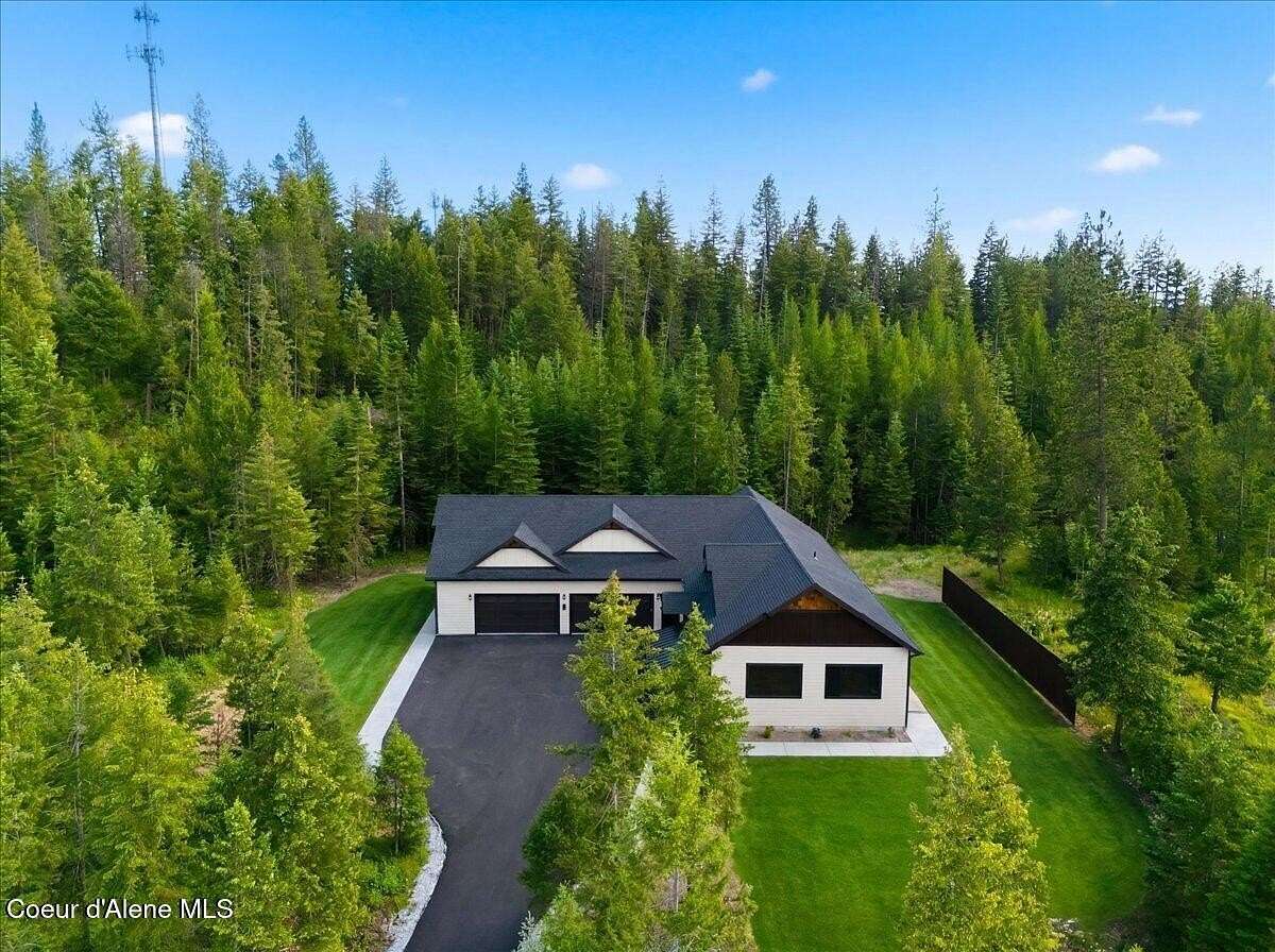 5 Acres of Land with Home for Sale in Athol, Idaho
