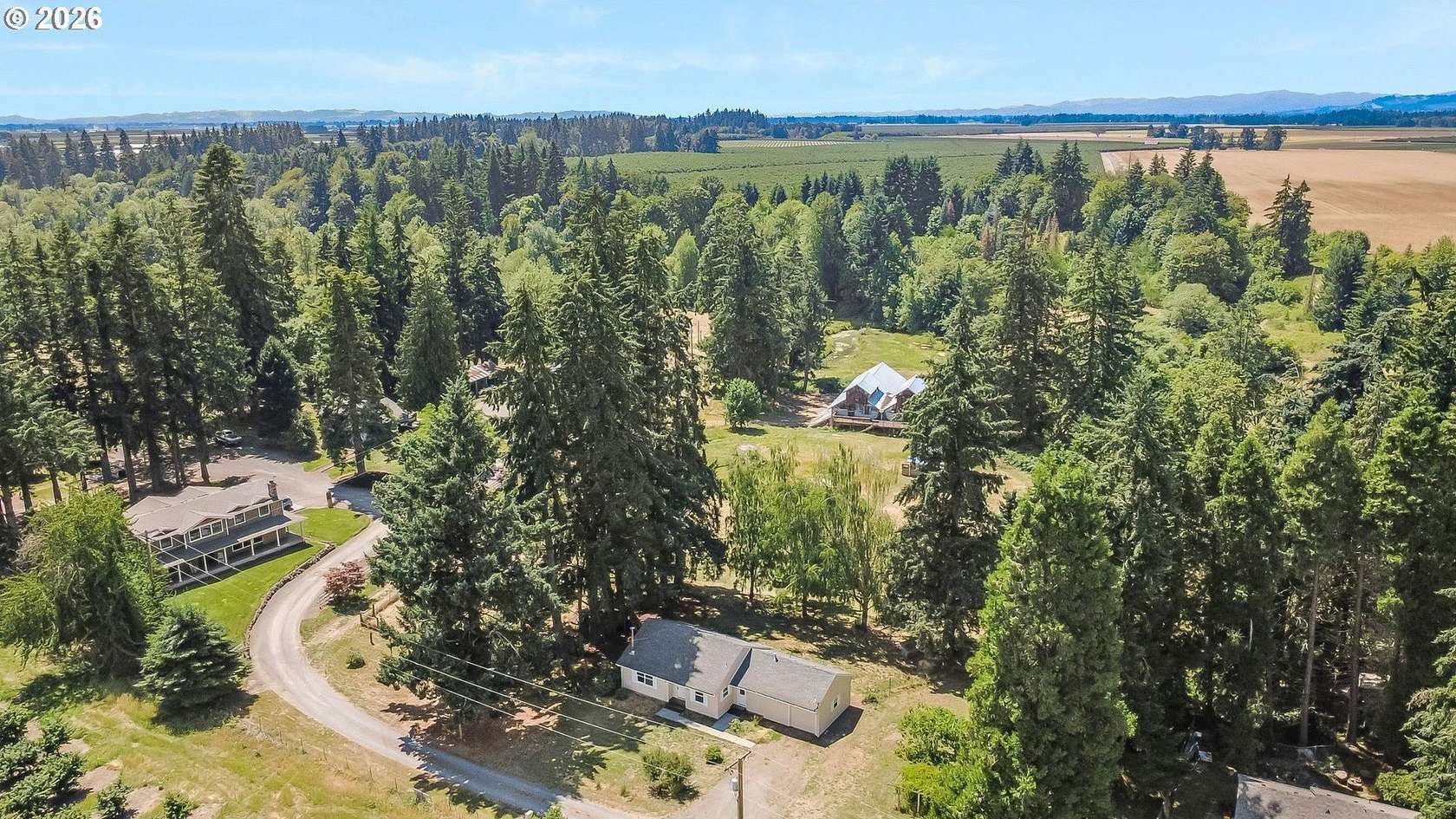18.3 Acres of Land with Home for Sale in St. Paul, Oregon