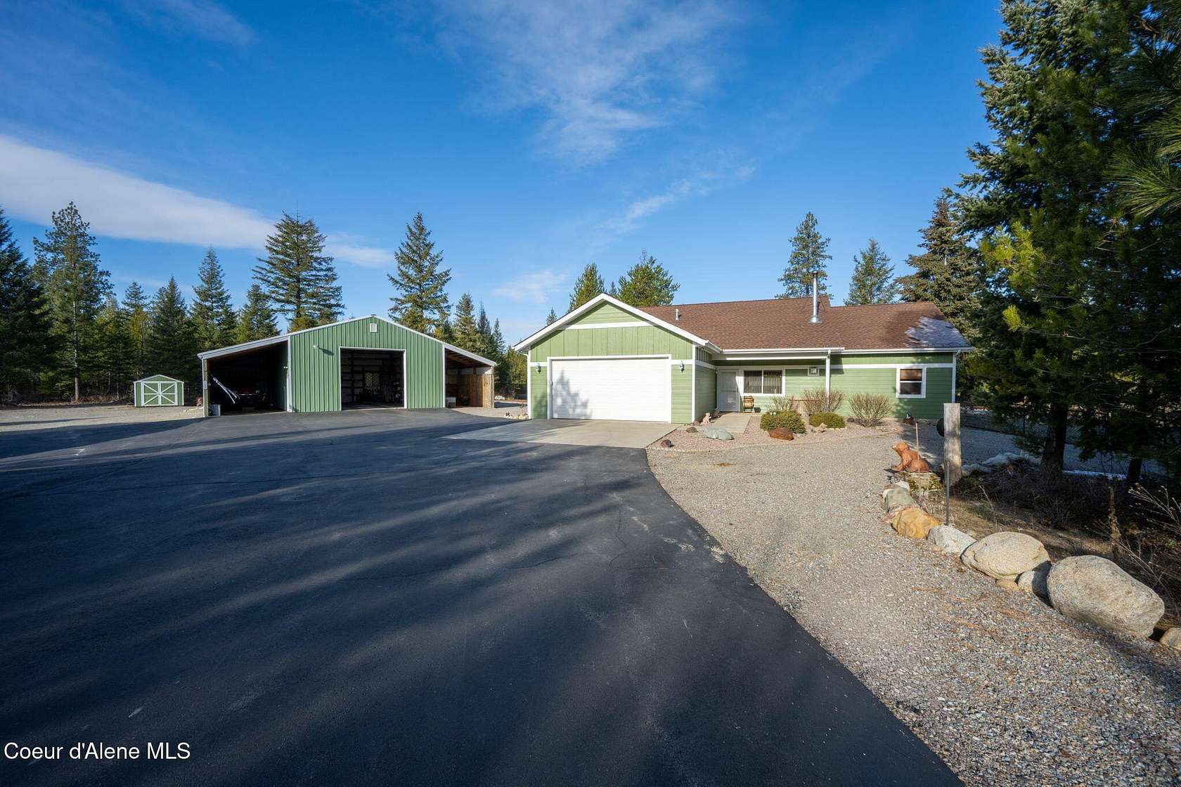 10.4 Acres of Land with Home for Sale in Spirit Lake, Idaho