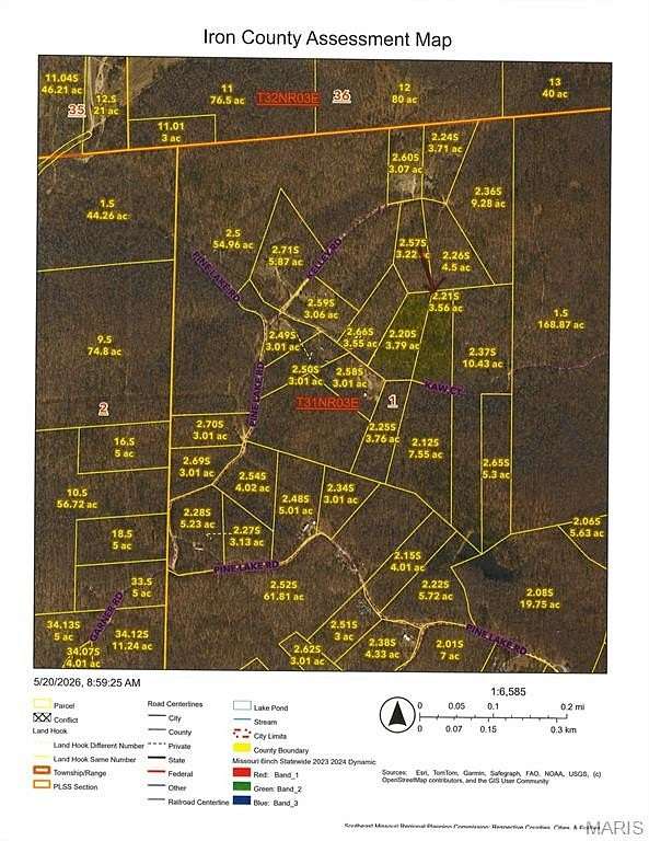 7.35 Acres of Recreational Land for Sale in Annapolis, Missouri