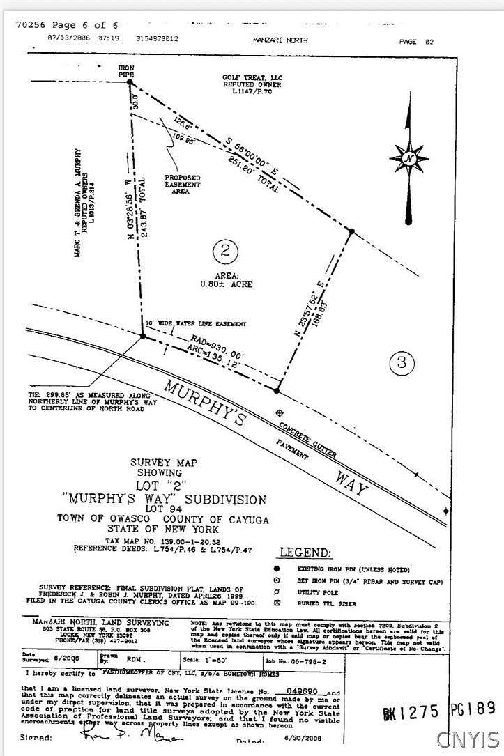 0.8 Acres of Residential Land for Sale in Owasco, New York