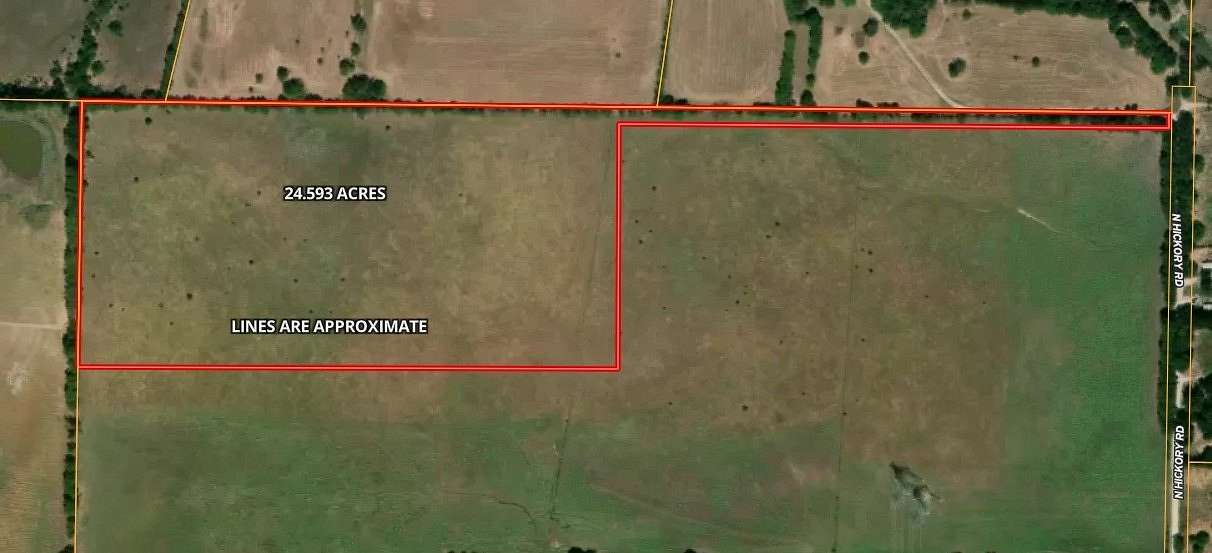 24.6 Acres of Agricultural & Residential Land for Sale in Krum, Texas