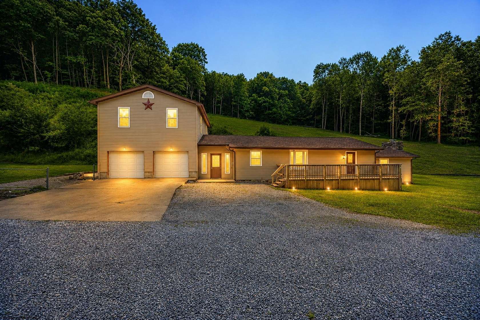 80 Acres of Land with Home for Sale in West Union, West Virginia
